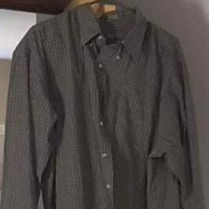 Van Heusan wrinkle free men's dress shirt Green